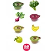 Agiberia komplektas musów owoce warzywa szpinak burak jabłko banan 4x120g