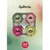 Agiberia komplektas musów owoce warzywa szpinak burak jabłko banan 4x120g