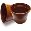 Agro Apvalus vazonėlis daigams Ø21cm H15.5cm plastikinis/rudas