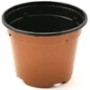 Agro Apvalus vazonėlis daigams D11cm H8.5cm plastikinis/rudas