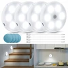 Aigostar magnetinė naktinė lempa su judesio jutikliu 6500K LED balta 4 vnt.