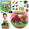 AiM Terariumo LED lempos Dinosaurs kūrybinis rinkinys su figūrėlėmis kaip dovana