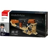 AK-47 šautuvas su figūromis 43 cm Mastelis 1:2 Sluban blokai 645 el M38-B1591
