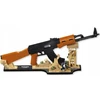 AK-47 šautuvas su figūromis 43 cm Mastelis 1:2 Sluban blokai 645 el M38-B1591