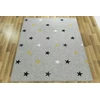 Akcila DYWAN DLA DZIECKA DZIECI PILKA Geltonas GWIAZDKI NA FILCU STARS 150x250 cm