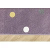 Akcila DYWAN DO POKOJU DZIECKA PASTELOWY Violetinis W KROPECZKI LIMA 120x170 cm