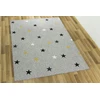 Akcila DYWAN DZIECIĘCY DLA DZIECI PILKA Geltonas GWIAZDKI NA FILCU STARS 150x200 cm