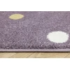 Akcila DYWAN DZIECIĘCY PASTELOWY W KROPKI GROCHY Violetinis TURKUS LIMA 160x230 cm