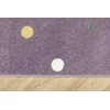 Akcila DYWAN DZIECIĘCY PASTELOWY W KROPKI GROCHY Violetinis TURKUS LIMA 160x230 cm