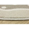 Akcila DYWAN OKRĄGŁY DZIECIĘCY KREMOWY BEŻOEY W KROPKI MIĘKKI TANAMI śr. 100 cm