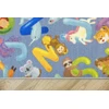 Akcila DYWAN PILKA ALFABET DO POKOJU DZIECKA DZIECI LITERKI ZWIERZĄTKA 250x300 cm