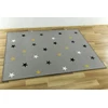 Akcila DYWAN SZARO Geltonas DO POKOJU DZIECI W GWIAZDKI NA FILCU STARS 200x250 cm