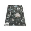 Akcila KILIMAS BERNIUKUI GRAFITINĖS PLANETOS SPACE GALATICA STARS LIMA 140x190 cm