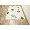 Akcila MINKŠTAS VAIKiškas KILIMAS SU PLANETA GALAXY LIGHT TURQUOISE LIMA 160x230 cm
