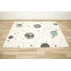 Akcila MINKŠTAS VAIKiškas KILIMAS SU PLANETA GALAXY LIGHT TURQUOISE LIMA 160x230 cm