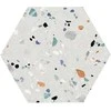 Akmens masės plytelės GOBI BLANCO HEXAGON, 20 x 24 cm
