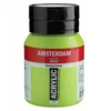 Talens Akrilinė dažai - Amsterdam - 500ml - Geltonai žalias - Aukštas atsparumas šviesai - Patvarus