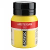 Akrilinė dažai - Amsterdam - 500ml - Pirminė geltona - Atsparumas šviesai - Ilgaamžis