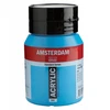 Akrilinė dažai - AMSTERDAM - 500ml - Ryškiai mėlyna - Aukšta atsparumas šviesai - Ilgaamžė