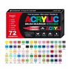 Akriliniai žymekliai ACRYLIC GUANGNA 72 vnt