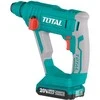 Total Tools Akumuliatorinis perforatorius TOTAL, 20 V, 2 režimai: gręžimas, gręžimas su kalimu, be akumuliatoriaus, TRHLI1601