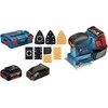 Bosch Akumuliatorinis vibracinis šlifuoklis GSS 18V-10, 2x5.0Ah