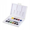 Akvareliniai dažų rinkinys Sennelier La Petite Aquarelle 12x1/2 kubelių plastikinė dėžutė