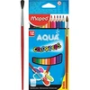 Akvareliniai pieštukai Maped Color'Peps Aqua, 12 vnt.