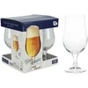 Szklanka na nóżce pokal komplektas szklanek szklanki do piwa koktajlu 370 ml 4 sztuki