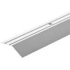 Aliumininė grindų juostelė PR8 A1, sidabro sp., 38 mm pločio, 93 cm ilgio