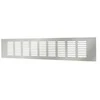 Aliuminio grotelės EUROPLAST RA650S, 60 x 500 mm, sidabro