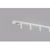 Aliuminio sistema DS - PROFILIS, 1 bėgelio, baltos sp., 2 m