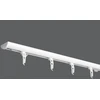Aliuminio sistema DS - PROFILIS, 1 bėgelio, baltos sp., 2 m