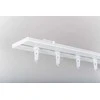 Domoletti Aliuminio sistema UNIVERSAL-PROFILIS, 1 ir 2 bėgelių, baltos sp., 1,5 m