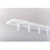 Domoletti Aliuminio sistema UNIVERSAL-PROFILIS, 1 ir 2 bėgelių, baltos sp., 2 m