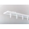 Domoletti Aliuminio sistema UNIVERSAL-PROFILIS, 1 ir 2 bėgelių, baltos sp., 3 m