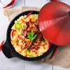 ALIUMINIO TAGINE PUODAS 28 CM INDUKCINIS NELIPA DIDELIS RAUDONAS