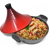 ALIUMINIO TAGINE PUODAS 28 CM INDUKCINIS NELIPA DIDELIS RAUDONAS