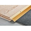Cezar Aliuminis pasviręs grindų profilis, sidabro sp., 46 x 16 x 1000 mm