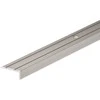 Aliuminis siauras laiptų profilis, kampinis, šampano sp., 25 x 10 x 1000 mm