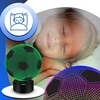 Allbag Naktinė lempa NA BIURKO PIŁKA NOŻNA 3D DLA DZIECKA LED RGB + Pultas