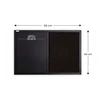 Allboards Magnetinė kamštinė lenta 60x40 ruda ir juoda COMBI juodas rėmelis + NEMOKAMAI