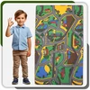 Allvo VAIKŲ KILIMAS KELIŲ GATVĖS COUNTRY 120x200 cm vaikams ŠILTAS IR MINŠKUS