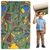 Allvo VAIKŲ KILIMAS KELIŲ GATVĖS COUNTRY 120x200 cm vaikams ŠILTAS IR MINŠKUS
