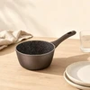 Altom Design SAUGOS INDUKCINĖ 16 CM 1,1 L ALIUMINIO NELIPEJUS PIENO PUODAS AURUM