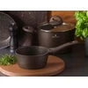 Altom Design SAUGOS INDUKCINĖ 16 CM 1,1 L ALIUMINIO NELIPEJUS PIENO PUODAS AURUM