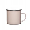 Altom Design taupe emalinis puodelis 500ml 9cm ALTOM