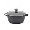 Aluminiowy Puodas su dangčiu NON-STICK indukcija 24cm 4,0l | Maestro MR-4224