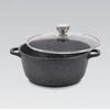 Aluminiowy Puodas su dangčiu NON-STICK indukcija 24cm 4,0l | Maestro MR-4224
