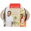 ALUMINIUMINIS PUODAS FLORINA OSLO 24cm 4,3L KREMINIS Nelipnus dangtelis